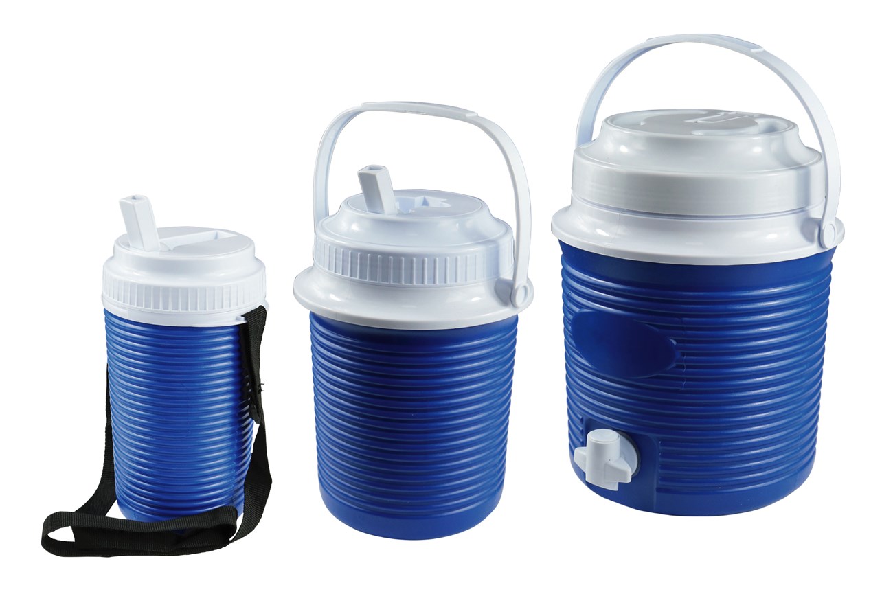 Jeu de bouteilles en plastique pour camping en outdoor : bidon d'eau de 2,5  litres / 1 litre, bouteilles en plastique de 50 ml / 100 ml / 300 ml / 500